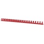 Binding combs OFFICE PRODUCTS, 16mm, 100 pcs., red