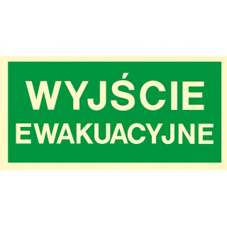 Znak TDC, Wyjście ewakuacyjne, Oznakowanie firm, Ochrona indywidualna