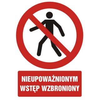 Sign - Polish market only