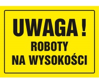 Znak TDC, Uwaga roboty na wysokości