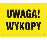 Znak TDC, Uwaga wykopy