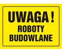 Znak TDC, Uwaga roboty budowlane