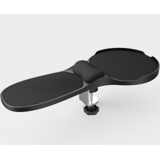 Q-Connect Ergonomic Armrest With Mouse Pad - Black