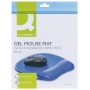 Q-Connect colored clear gel mouse mat