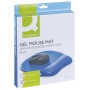 Q-Connect colored clear gel mouse mat