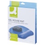 Q-Connect colored clear gel mouse mat