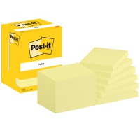 Karteczki samoprzylepne POST-IT® (657), 102x76mm, 12x100 kart., żółte