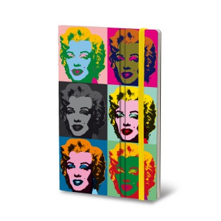 Notebook STIFFLEX, 13x21cm, 192 pages, Warhol