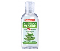 Antibacterial hand gel CLEAN HANDS, with aloe vera and provitamin B5, 50 ml
