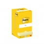 Notes POST-IT, 76x76mm, 12x100 cards, yellow