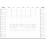 Desk pad OFFICE PRODUCTS, 2024/2025 planner, 594x420mm A2 ,52 sheets, white, Desk mats, Office equipment