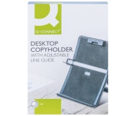 Document holder Q-CONNECT A4, with a ruler, adjustable guide
