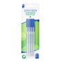 Classic pen ICO Signetta, antibacterial, blue, 4 pcs, blister