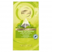 Herbata LIPTON Exclusive Selection, piramidki, zielona sencha, 25 kopert