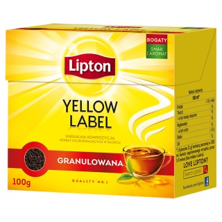 Tea LIPTON black, granulated, 100g