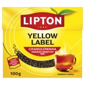 Tea LIPTON black, Yellow Label, granulated, 100g