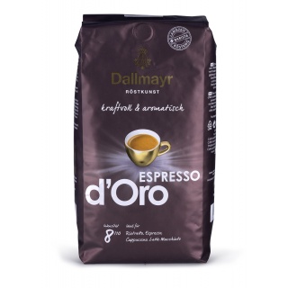 Kawa DALLMAYR D'oro Espresso, ziarnista, 1kg, Kawa, Artykuły spożywcze