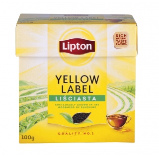 Tea LIPTON black, leafy, 100g