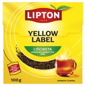 Tea LIPTON black, Yellow Label, leafy, 100g