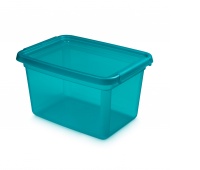 Storage container MOXOM BaseStore Color, 15l, ocean, transparent marine