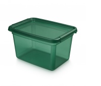 Pojemnik do przechowywania MOXOM BaseStore Color, 15l, pine, transparentny zielony
