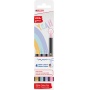 Fine tip pen e-1200 EDDING, 3mm, 4pcs, mix of glitter colors