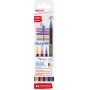 Brush tip pen e-1340 EDDING, 1-6mm, 4pcs, mix of glitter colors