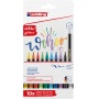 Brush tip pen e-1340 EDDING, 1-6mm, 10pcs, mix of glitter colors