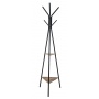 Clothes hanger OFFICE PRODUCTS Oslo, standing, with shelves, black