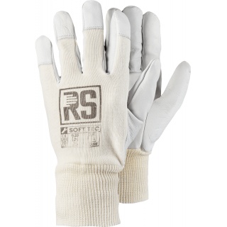 Rękawice RS SOFT TEC, monterskie, rozm.7, białe, Rękawice, Ochrona indywidualna