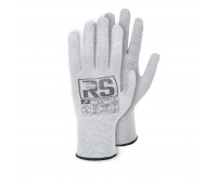 Gloves ESD RS CONDUCTOR KLAR, knitted, size 10, grey