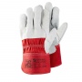 Gloves RS SUPER HEAVY, docker type, size 10, red and white