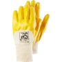 Rękawice RS TOPAS, nitrylowe lekkie, rozm.7, żółte, Rękawice, Ochrona indywidualna