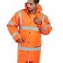 Warning jacket BEESWIFT Constructor, size M, orange