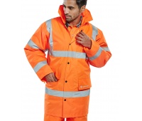 Warning jacket BEESWIFT Constructor, size 3XL, orange