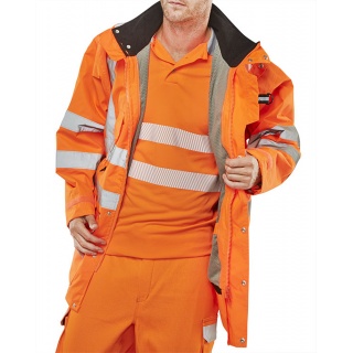 Warning jacket BEESWIFT Elsener, 7in1, size 3XL, orange