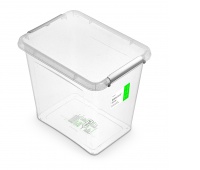 Pojemnik antybakteryjny MOXOM Antibacterial, 30l, transparentny