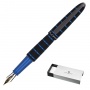 Fountain pen DIPLOMAT Elox Ring, M, 14ct, black/blue