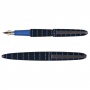 Fountain pen DIPLOMAT Elox Ring, B, 14ct, black/blue