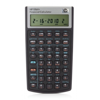 Kalkulator finansowy HP-10BIIPLUS/INT, 170 funkcji, 145x80x12mm, czarny, Kalkulatory, Urządzenia i maszyny biurowe