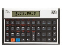 Kalkulator finansowy HP-12C PLAT/INT, 130 funkcji, 129x80x15mm, czarny