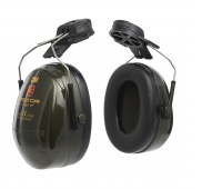 Earmuffs 3M PELTOR Optime II, helmet mounted, H520P3E-410-GQ, green