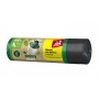 Garbage bags JAN NIEZBĘDNY, green house, with tape, 60l, 10pcs., black and green