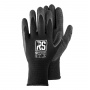 Gloves knitted RS Safe Tec Black, size 10, black
