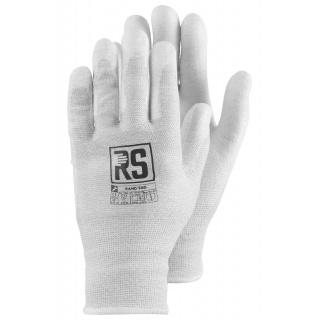 Rękawice dziane RS Rand Esd, rozm. 11, białe, Rękawice, Ochrona indywidualna