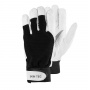 Gloves assembler RS Skin Tec, leather, size 9, black and white