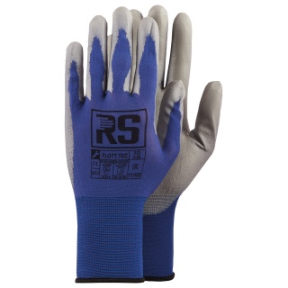 Gloves knitted RS Flott Tec, size 8, blue