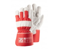 Gloves insulated RS Stier Polar, docker type, size 9, red and white