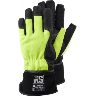 Gloves insulated RS Eisberg, size 11, black and yellow