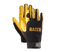 Rękawice typu mechanik RS Racer, rozm. 9, żółto-czarne